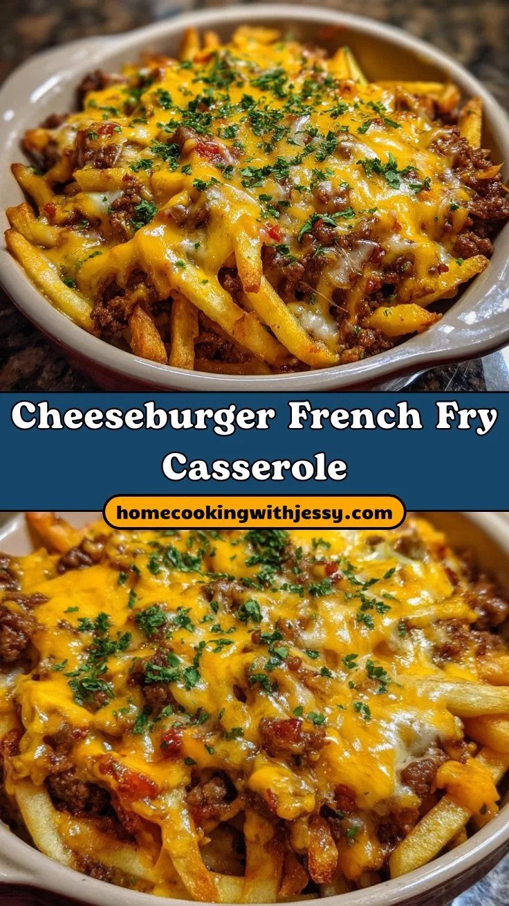 Cheeseburger French Fry Casserole