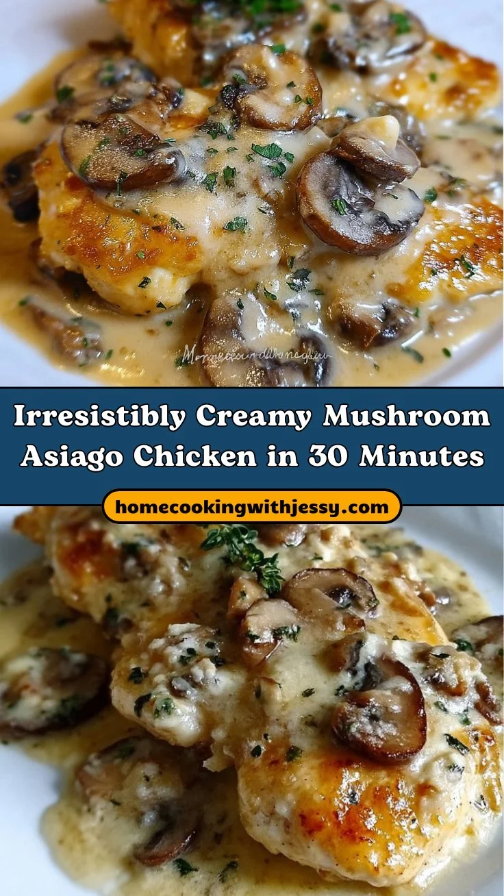 Irresistibly Creamy Mushroom Asiago Chicken in 30 Minutes 2 Irresistibly Creamy Mushroom Asiago Chicken in 30 Minutes