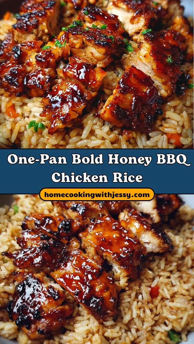 One-Pan Bold Honey BBQ Chicken Rice