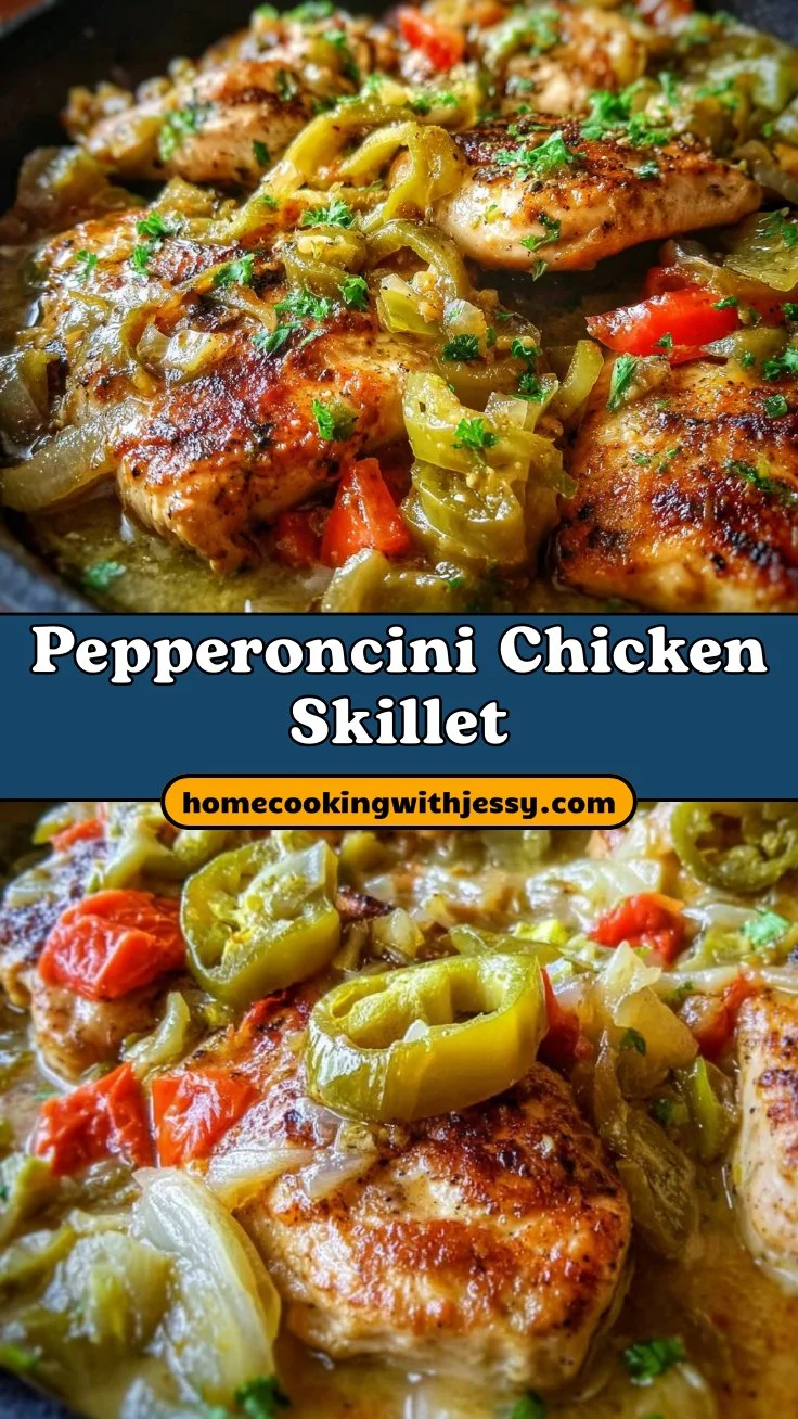 Pepperoncini Chicken Skillet: Easy One-Pan Recipe