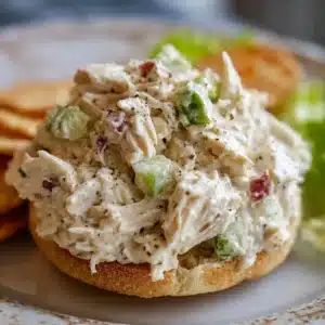 30-Minute Copycat Chicken Salad Chick Classic Carol 3 Delicious 30-minute Copycat Chicken Salad Chick Classic Carol served in a bowl