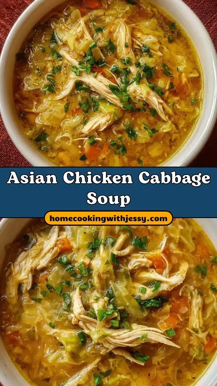 Asian Chicken Cabbage Soup