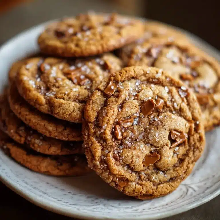 Brown Butter Coffee Toffee Cookies