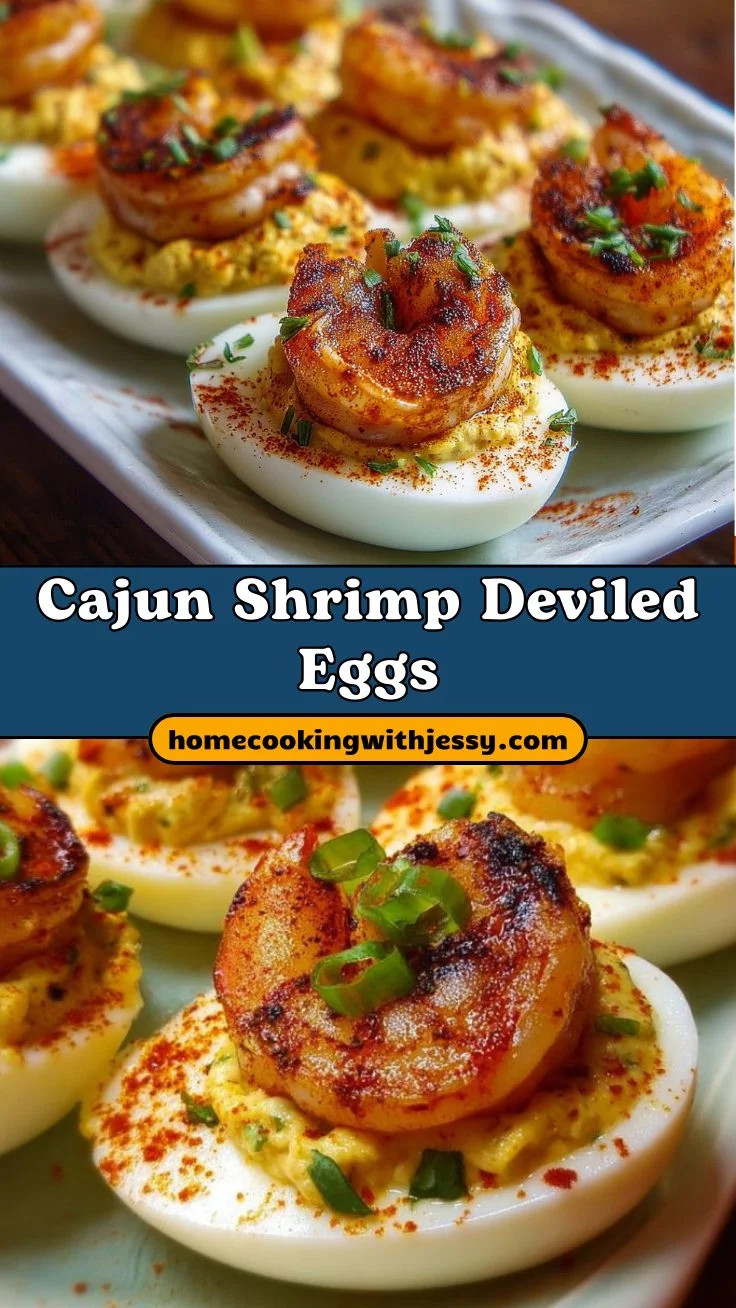 Cajun Shrimp Deviled Eggs