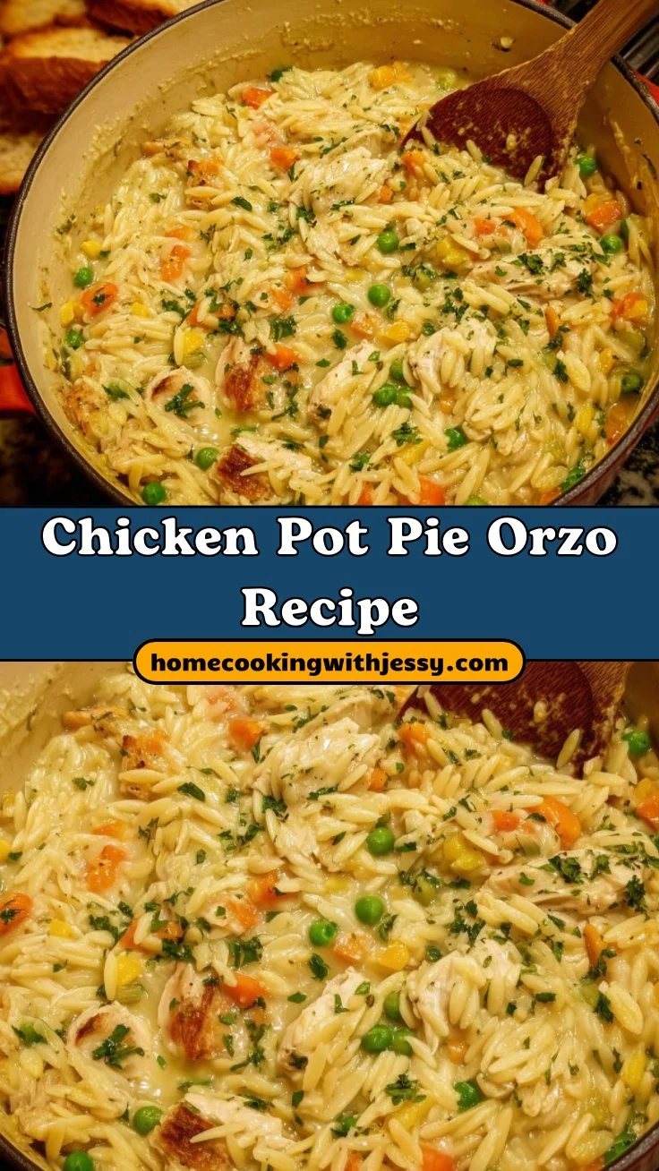 Chicken Pot Pie Orzo Recipe 2 Chicken Pot Pie Orzo Recipe