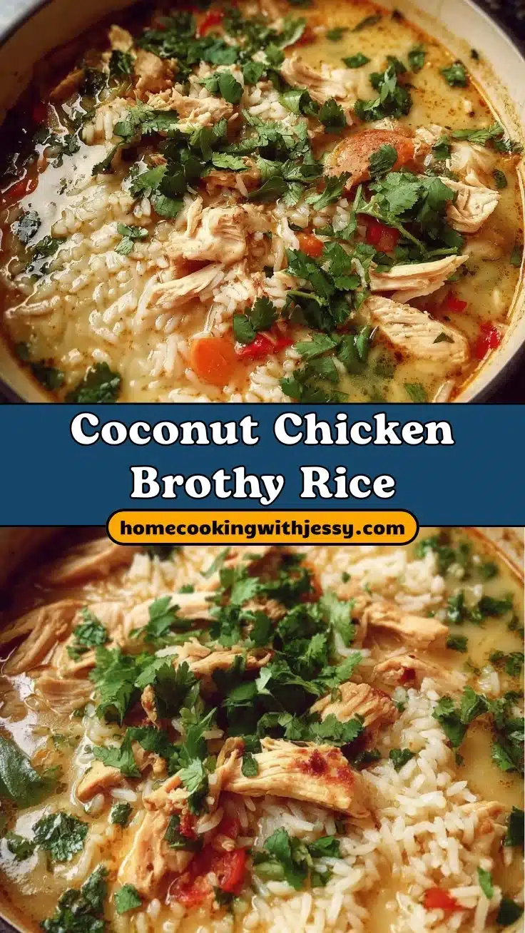 Coconut Chicken Brothy Rice: A Cozy One-Pot Delight! 2 Coconut Chicken Brothy Rice: A Cozy One-Pot Delight!