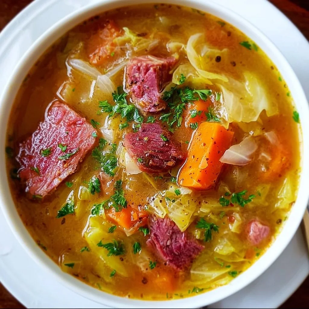 Corned Beef and Cabbage Soup