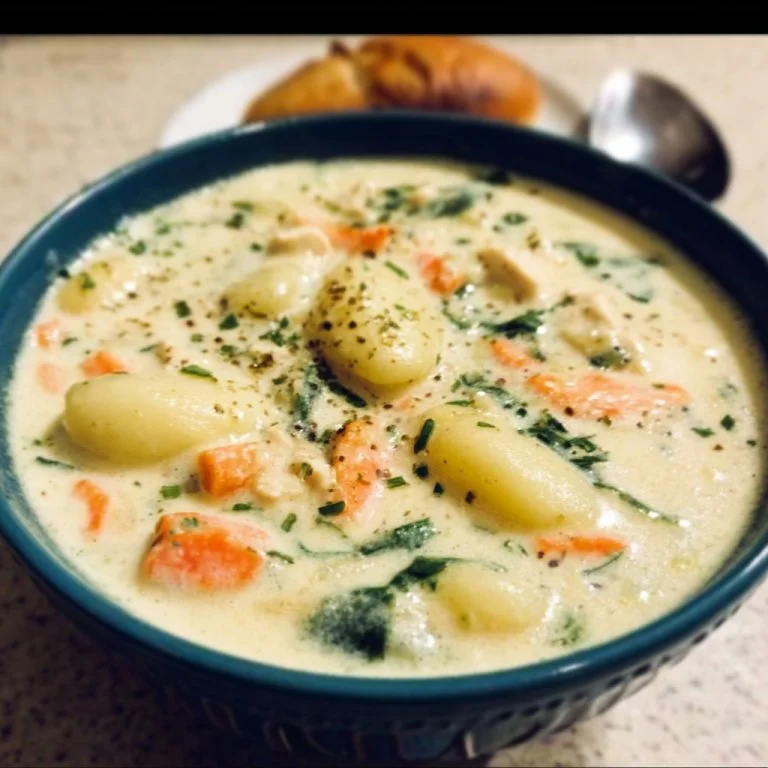 Creamy Chicken Gnocchi Soup 2 Creamy Chicken Gnocchi Soup