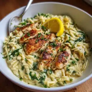 Creamy Lemon Chicken Orzo Recipe 2 Creamy Lemon Chicken Orzo Recipe