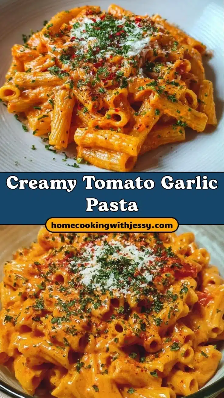 Creamy Tomato Garlic Pasta
