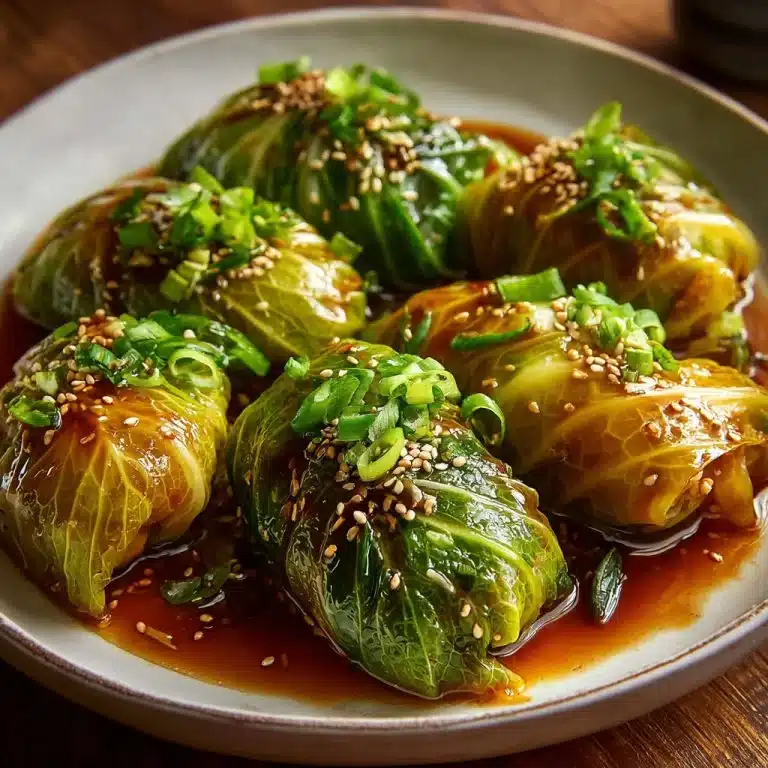 Crispy Asian Cabbage Rolls with Ginger Soy Glaze Delight 2 Crispy Asian Cabbage Rolls with Ginger Soy Glaze Delight