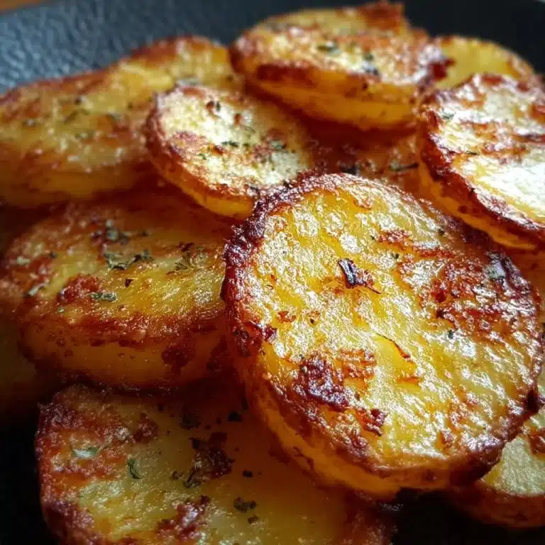Crispy Sliced Potatoes - Easy Oven Baked Recipe