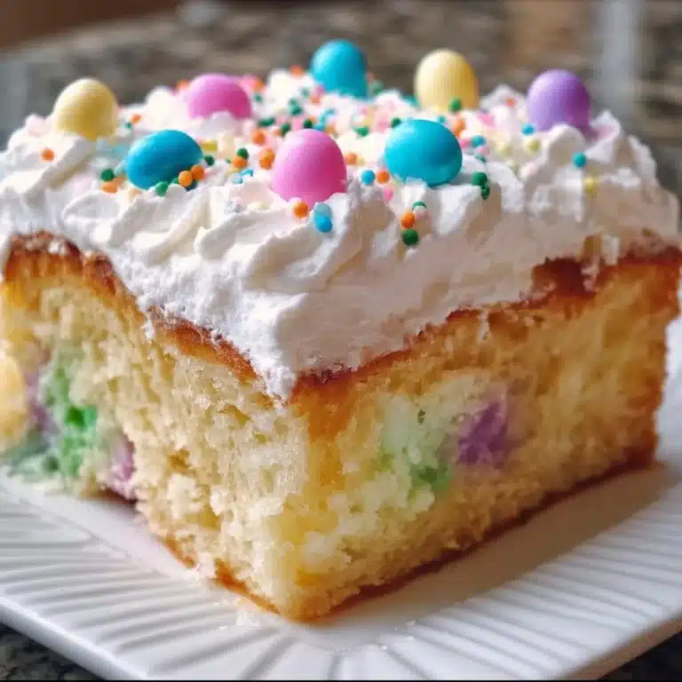 Easy Easter Poke Cake