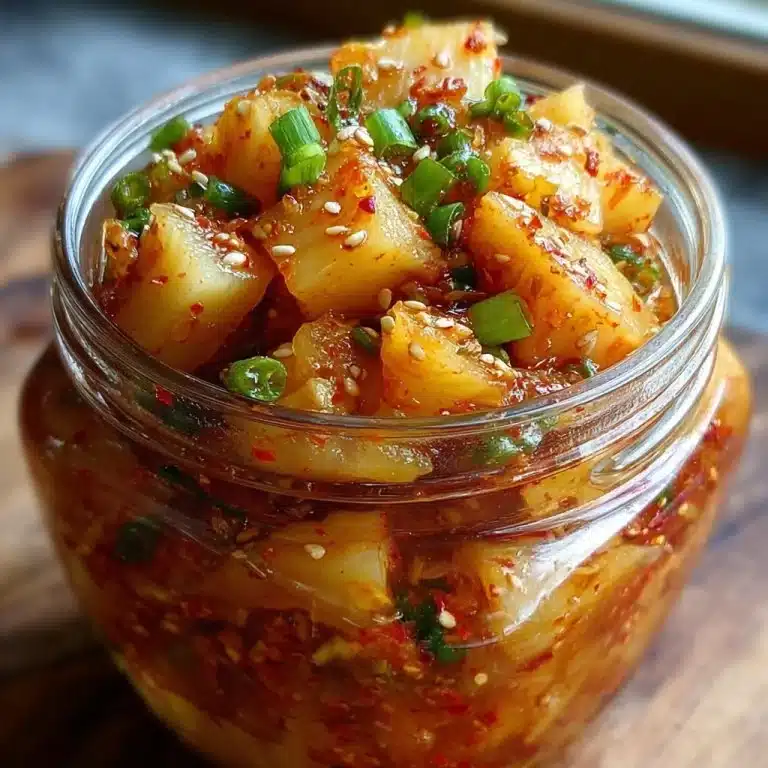 Fermented Pineapple Kimchi: A Sweet & Spicy Twist! 2 Fermented Pineapple Kimchi: A Sweet & Spicy Twist!