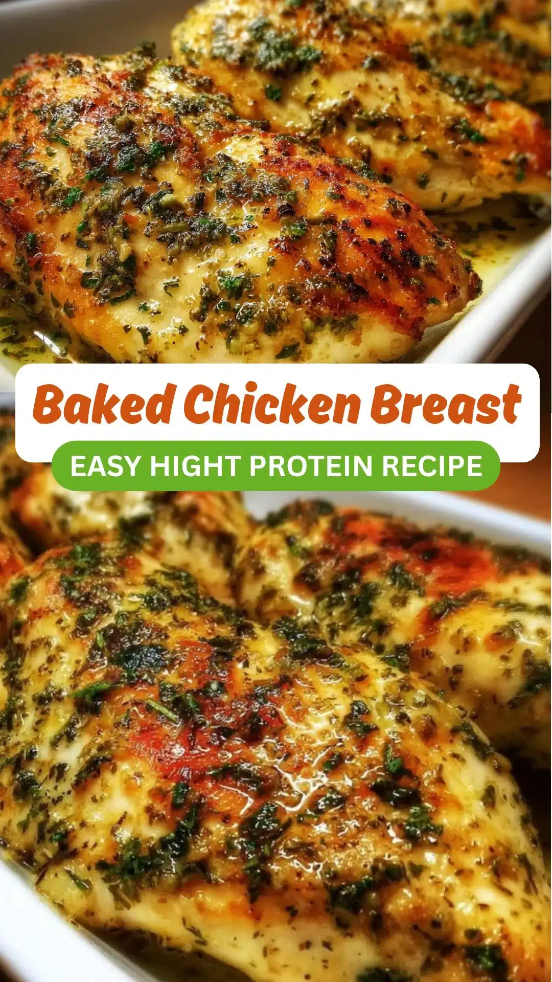 Garlic Butter Baked Chicken Breast