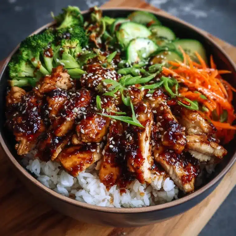 Healthy Sticky Chicken Bowls 2 Healthy Sticky Chicken Bowls