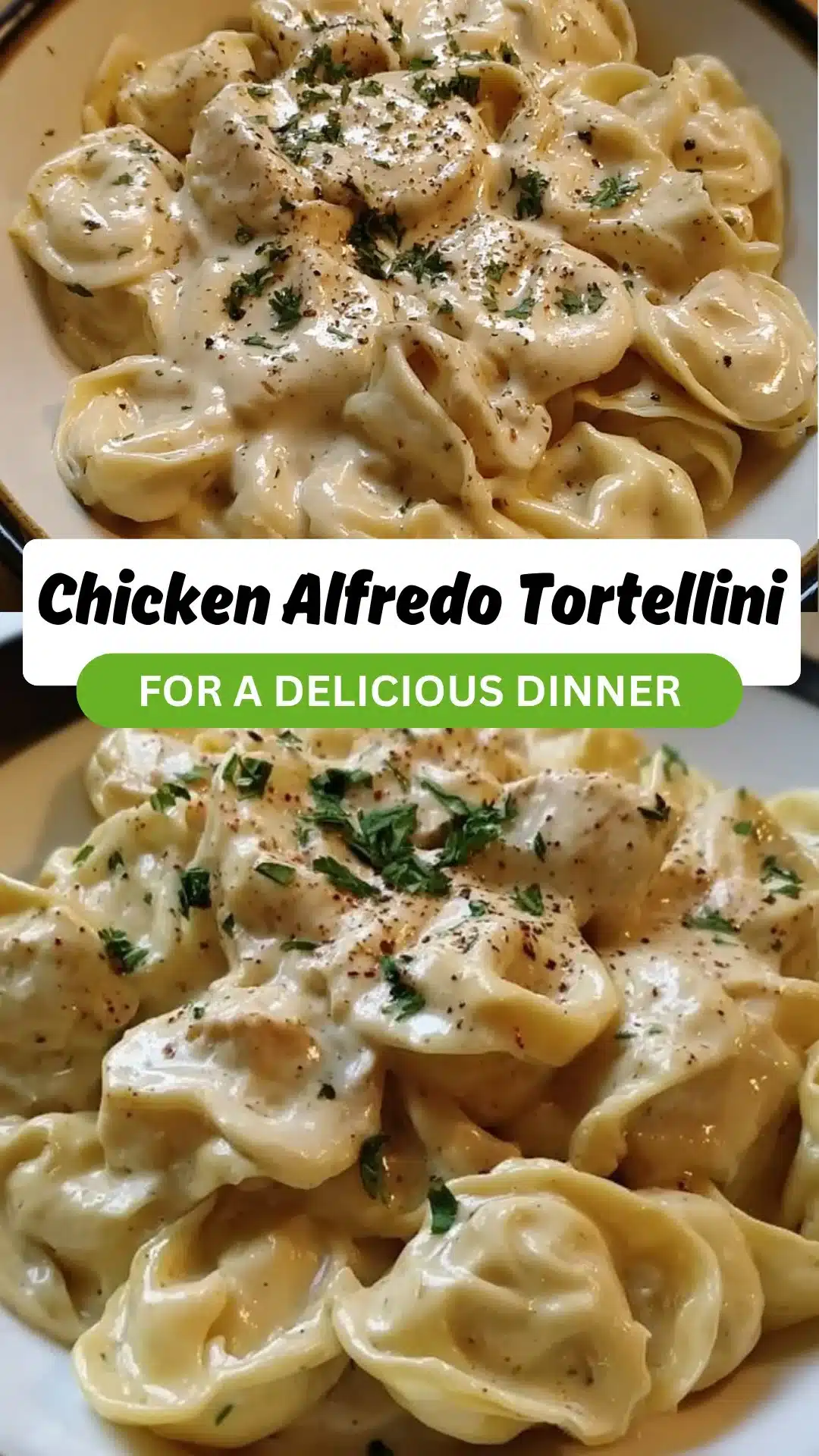 Make Crockpot Chicken Alfredo Tortellini for a Delicious Dinner