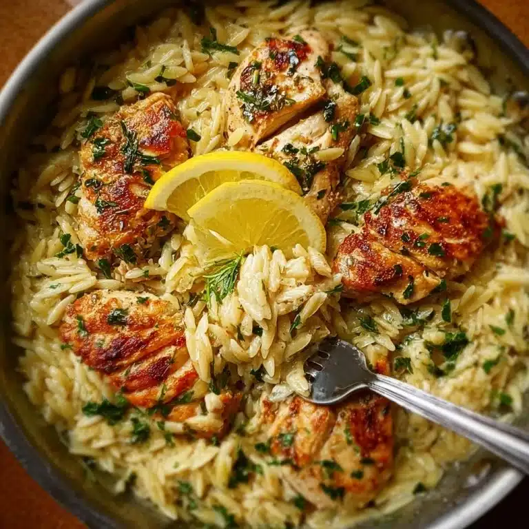 One-Pan Lemon Chicken Orzo