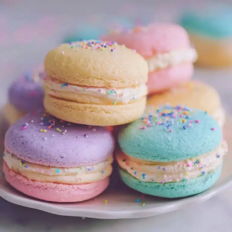 Pastel Sugar Cookie Sandwiches