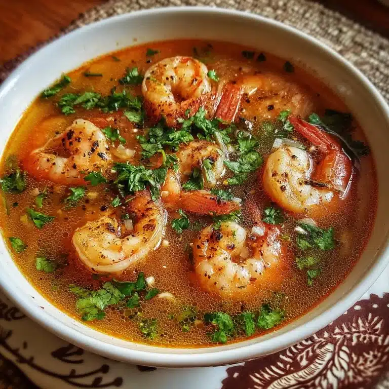 Quick and Spicy Shrimp Soup