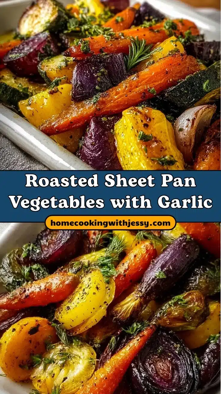 Roasted Sheet Pan Vegetables with Garlic