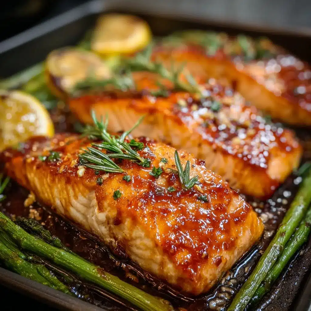 Sheet Pan Honey Glazed Salmon Recipe
