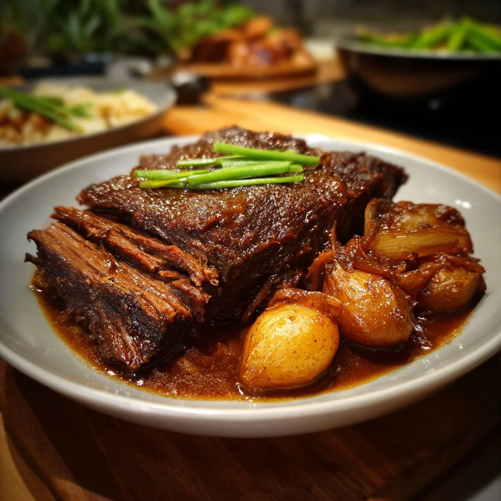 Slow Cooked Beef Brisket – Tender, Soul-Warming Perfection