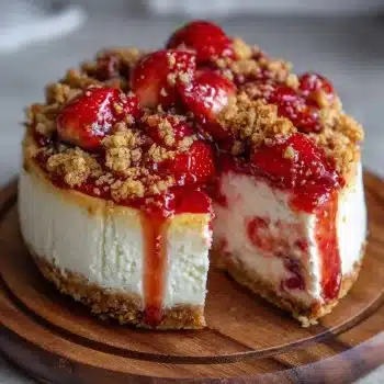 Strawberry Crunch Cheesecake