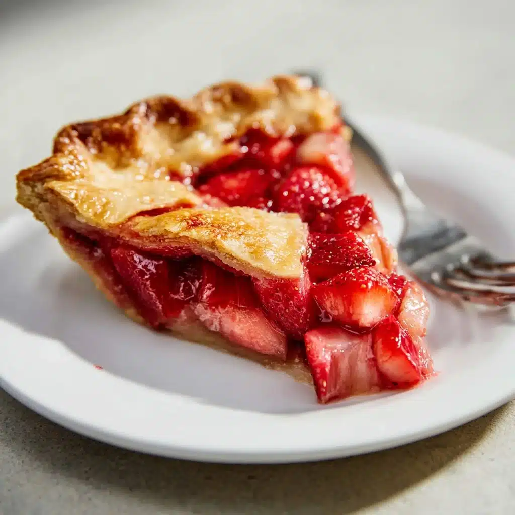 Strawberry Rhubarb Tart