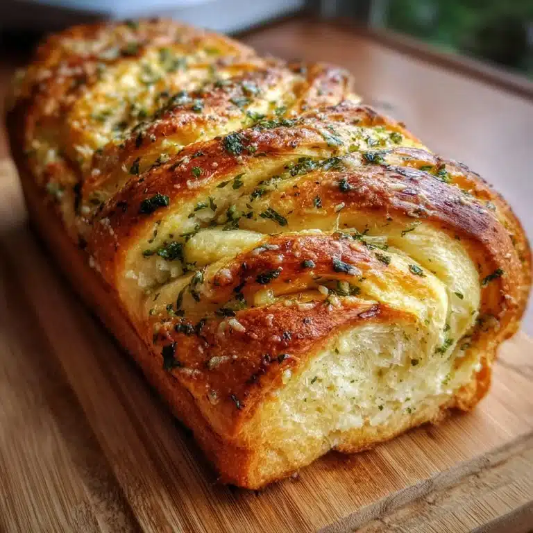 Swirled Garlic Herb and Cheese Bread 2 Swirled Garlic Herb and Cheese Bread