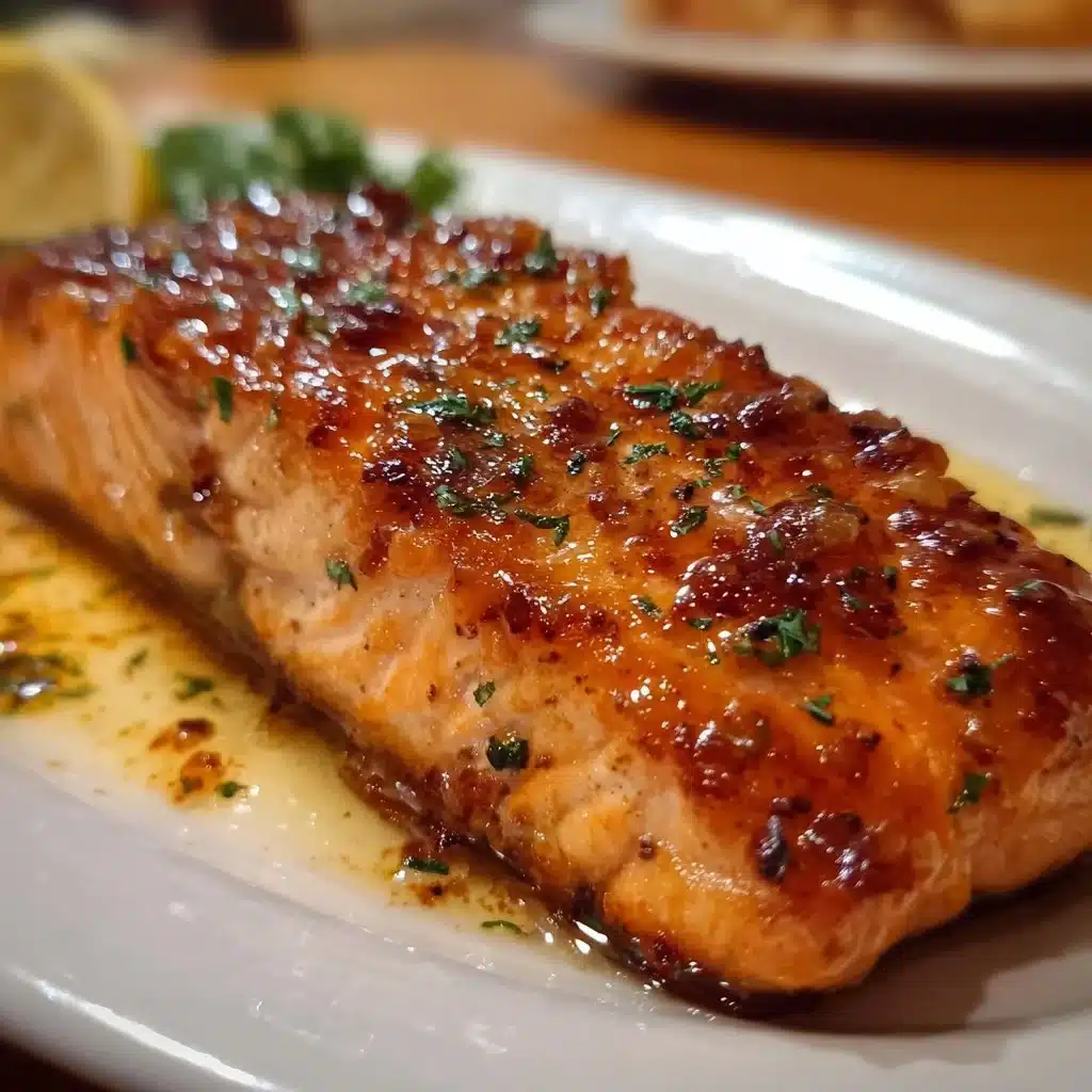 Texas Roadhouse Style Baked Salmon