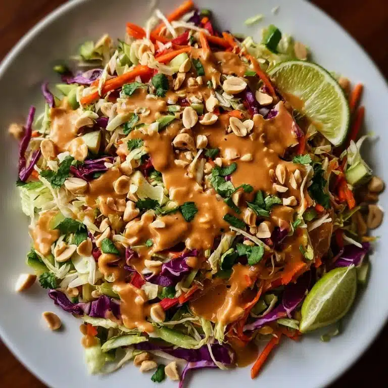 Thai Crunch Salad CPK Copycat (with peanut ginger sauce) 2 Thai Crunch Salad CPK Copycat (with peanut ginger sauce)