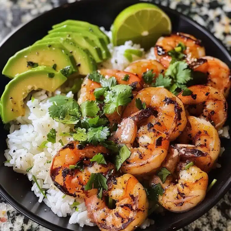 Cilantro Lime Shrimp Bowl