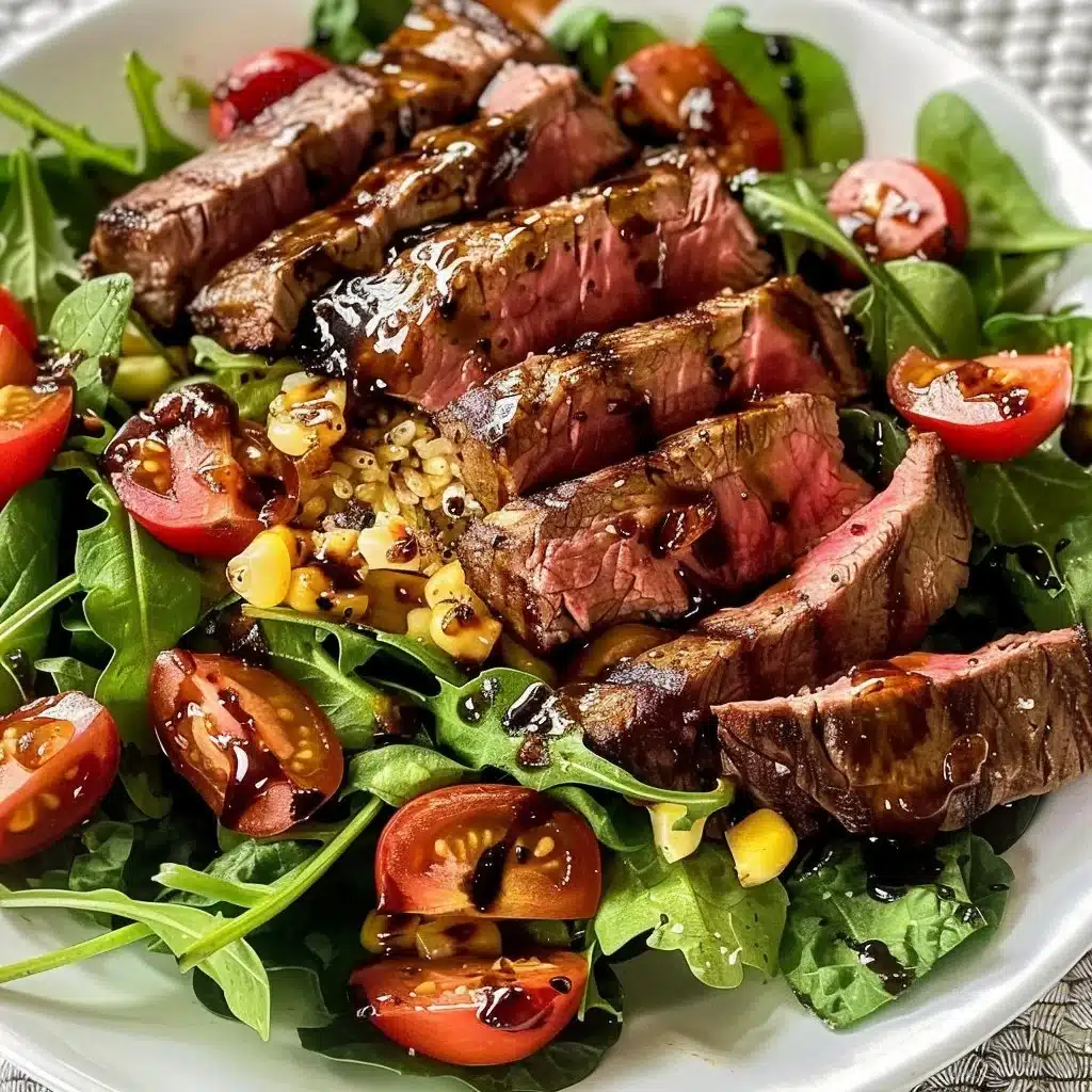 Grilled Balsamic Steak Salad