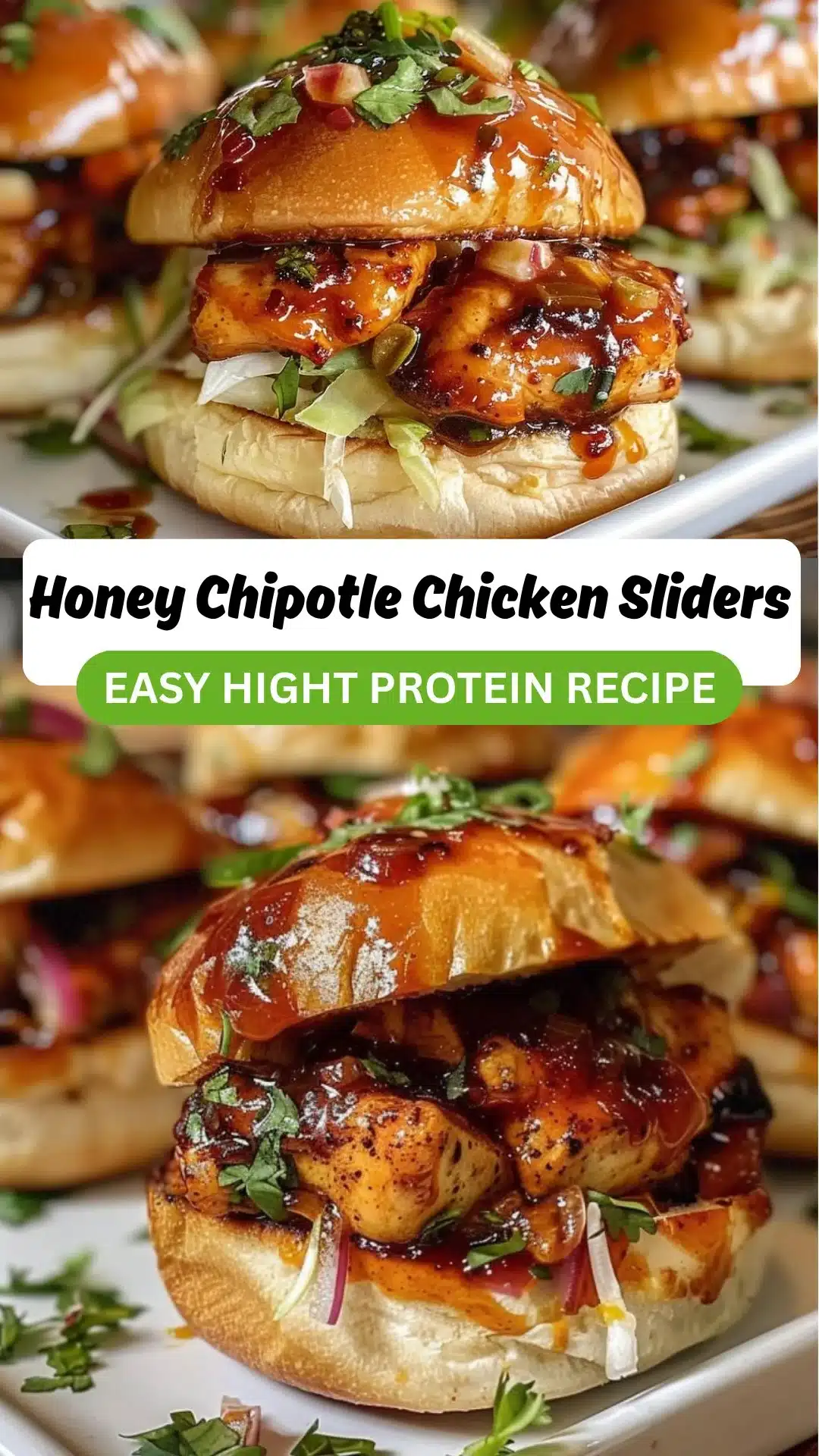 Honey Chipotle Chicken Sliders