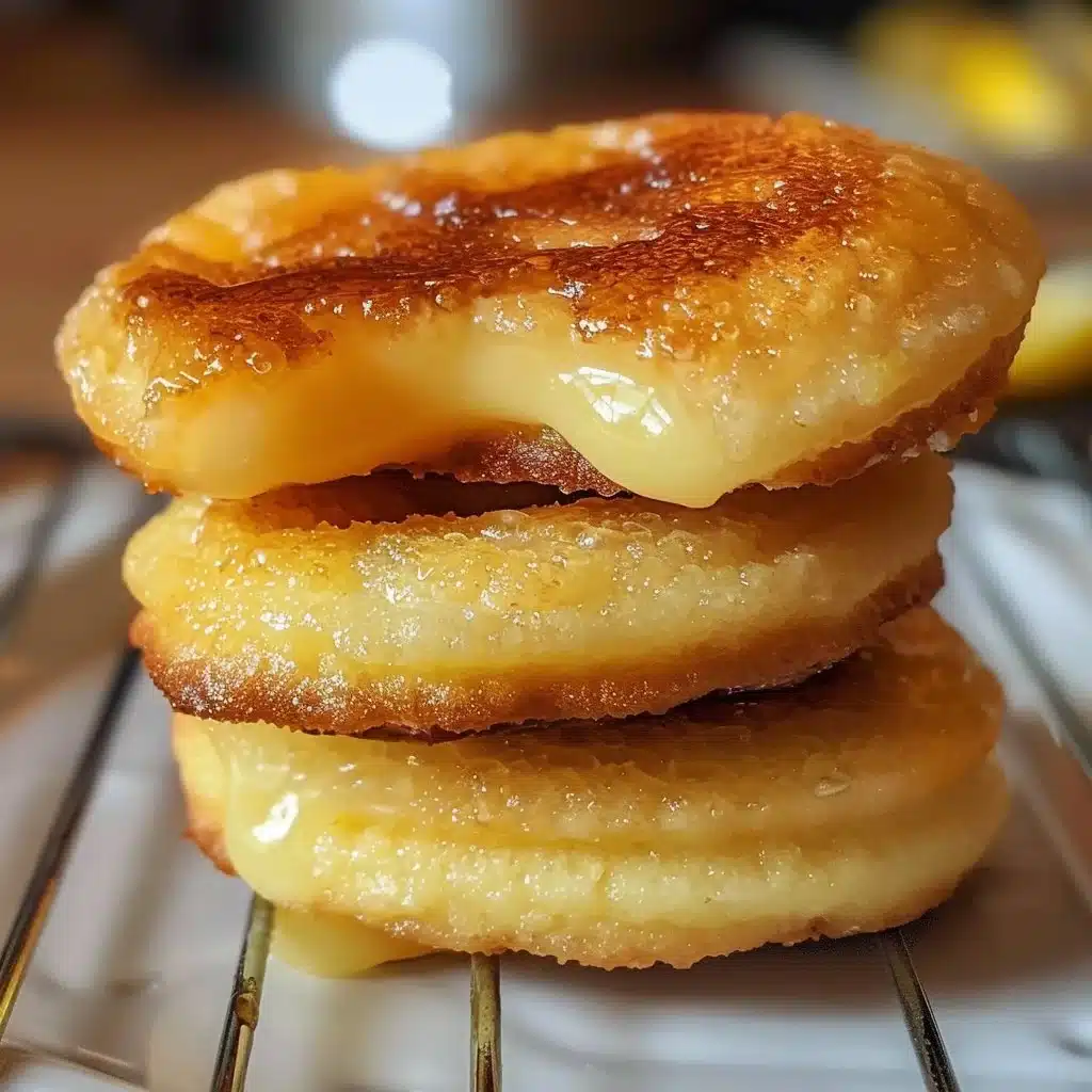 Lemon Curd Crème Brûlée Cookies: A Sweet Citrus Bliss 1 Lemon Curd Crème Brûlée Cookies on a plate, showcasing a sweet citrus dessert.