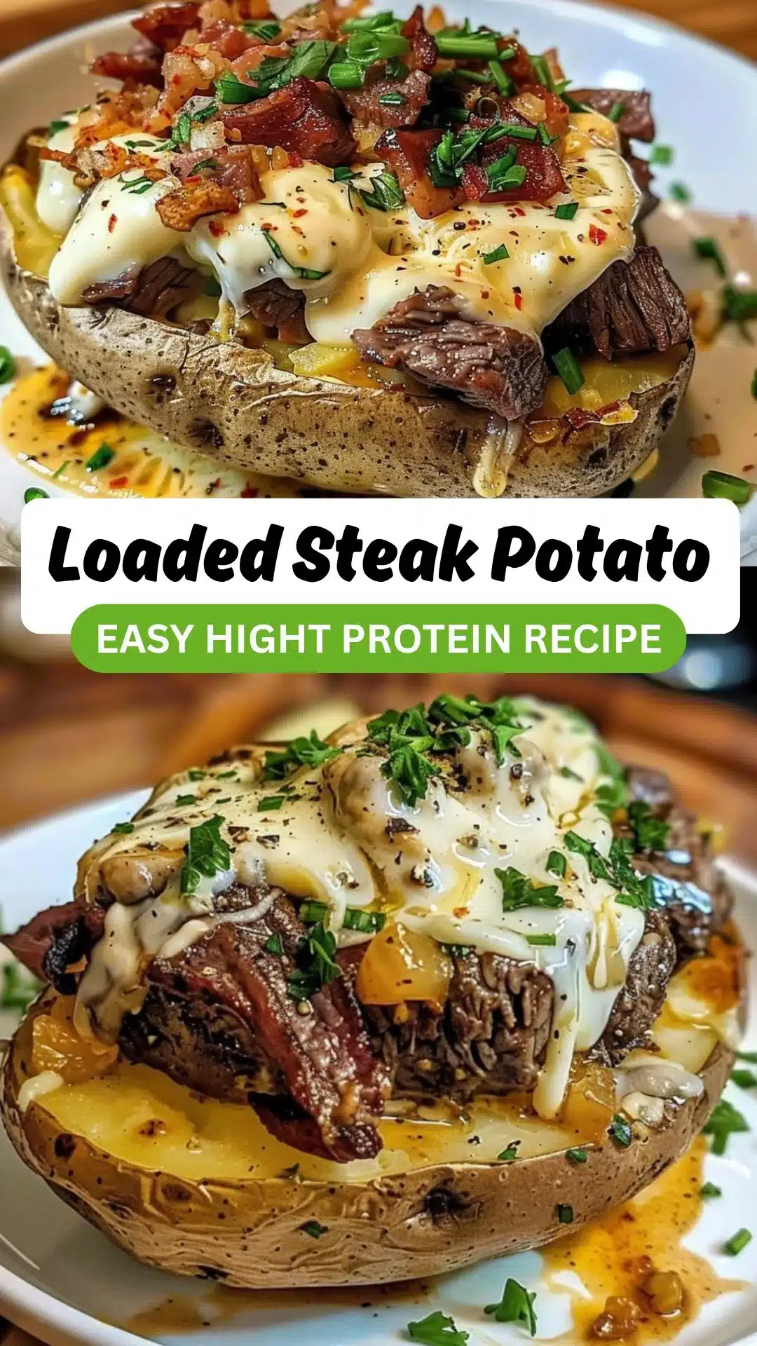 Loaded Steak Potato