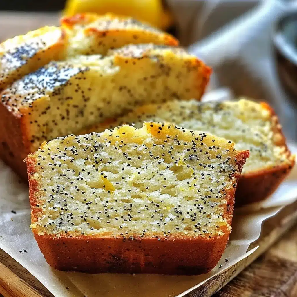 Moist Lemon Poppy Seed Bread