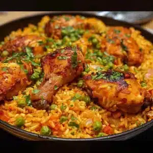 One pot Nando's Portuguese Chicken with spicy rice recipe