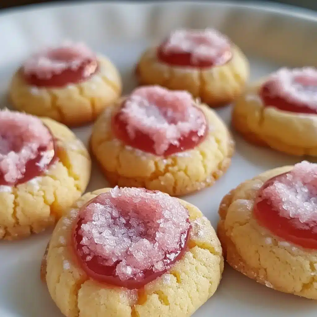 Pink Lemonade Thumbprint Cookies