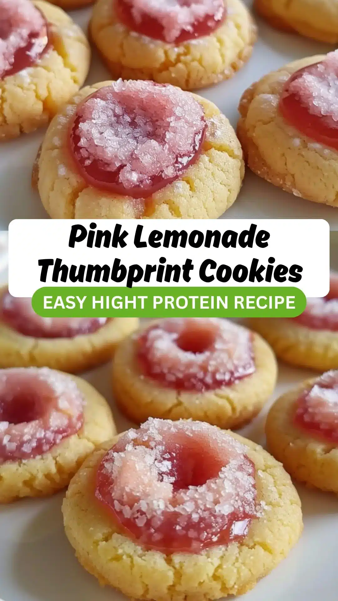 Delightful Pink Lemonade Thumbprint Cookies for Sweet Moments