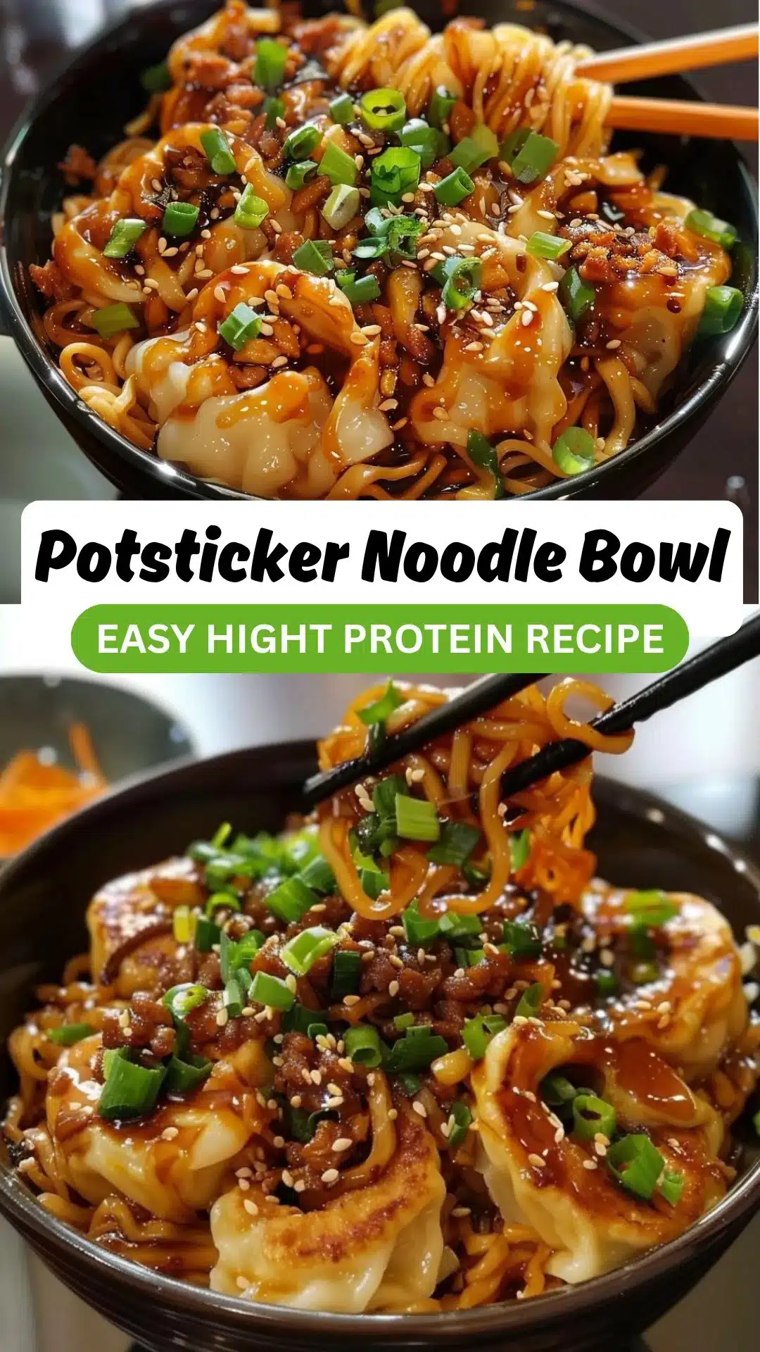 Potsticker Noodle Bowl