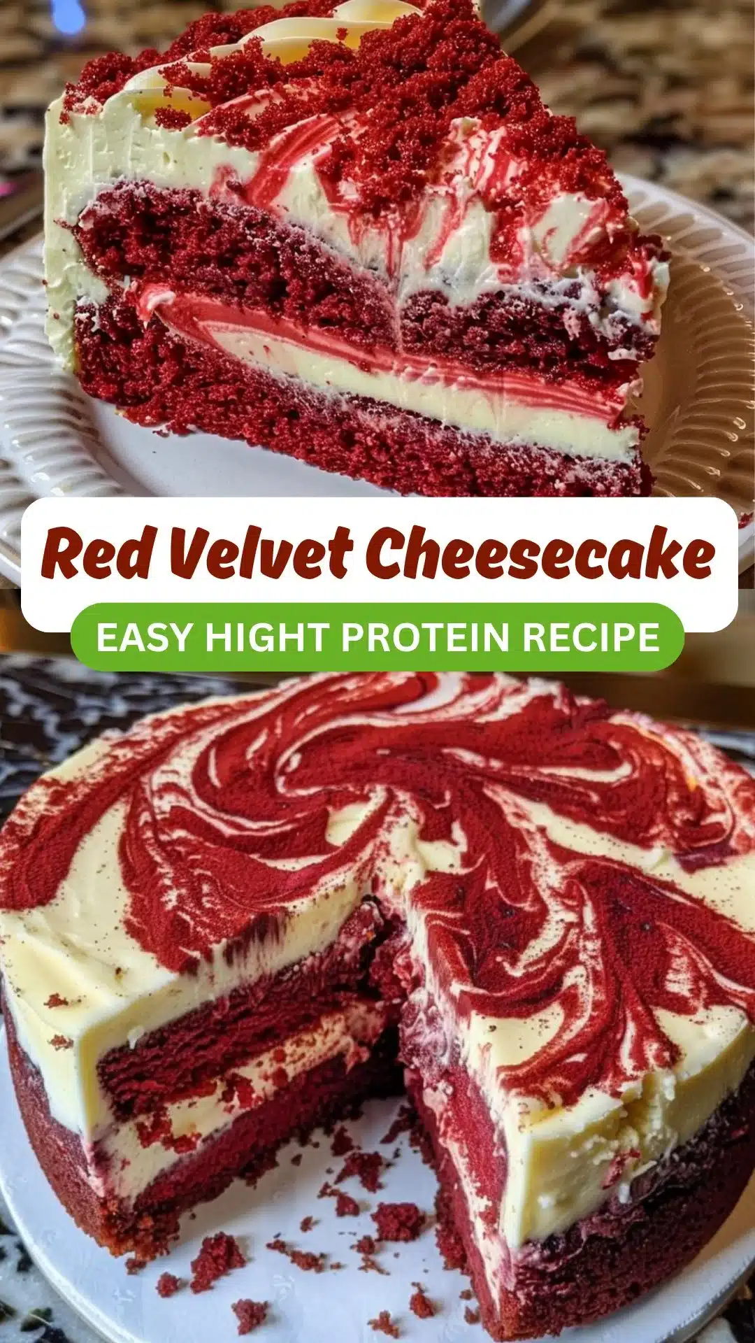 Red Velvet Cheesecake Swirl Cake