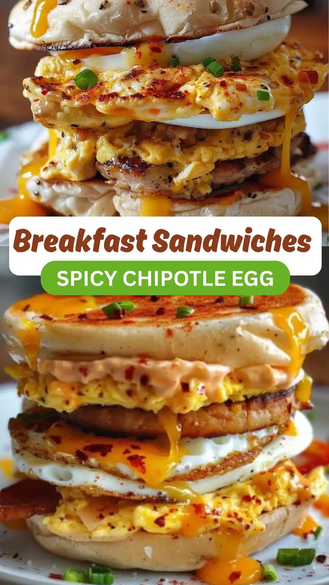Spicy Chipotle Egg Breakfast Sandwiches To Jump-Start Your Day 2 Spicy Chipotle Egg Breakfast Sandwiches To Jump-Start Your Day
