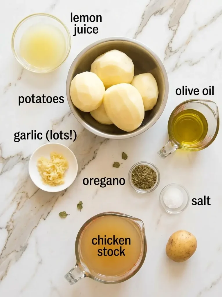 Crispy Lemon Greek Potatoes Recipe 2 Crispy Lemon Greek Potatoes Recipe ingredient