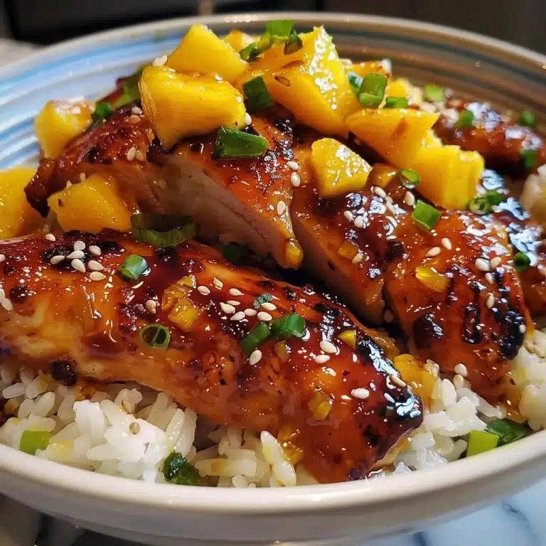 Asian Mango Glazed Chicken