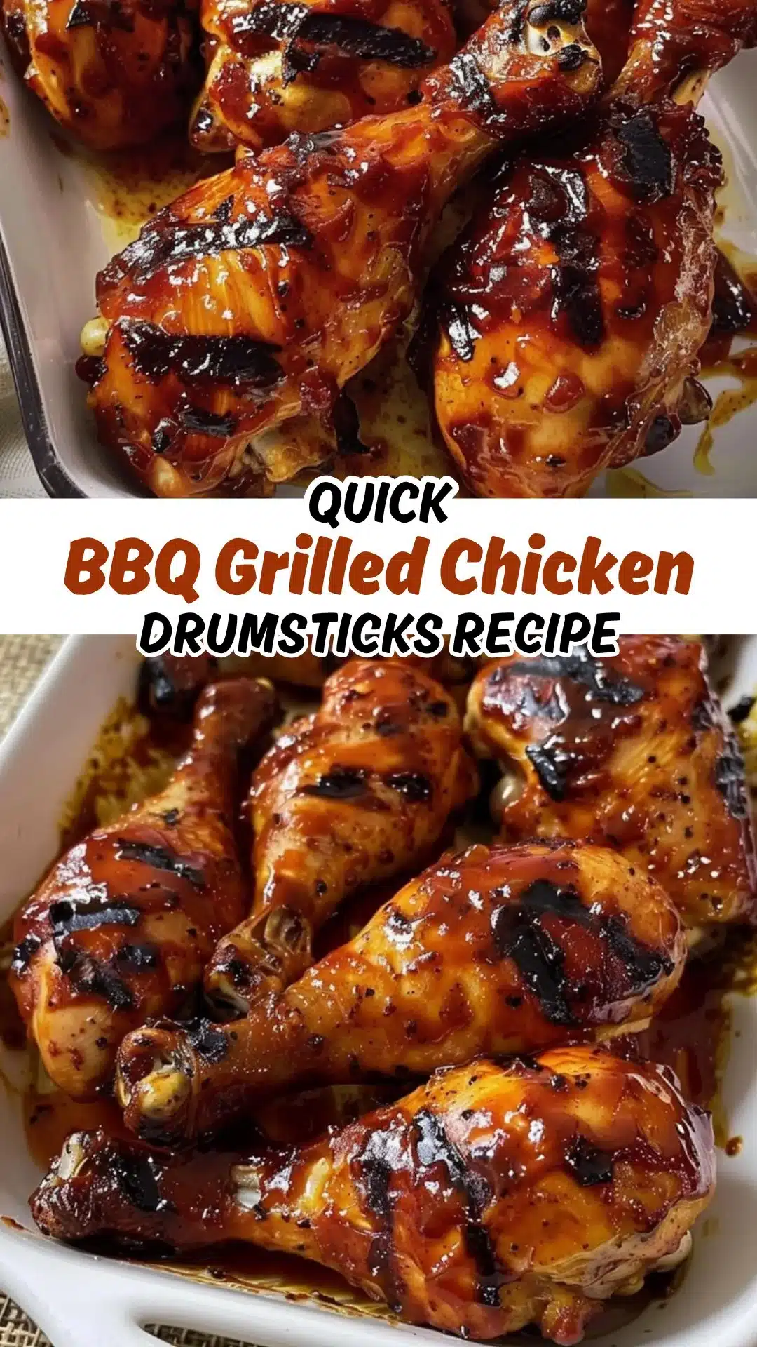Grilled BBQ Chicken Drumsticks