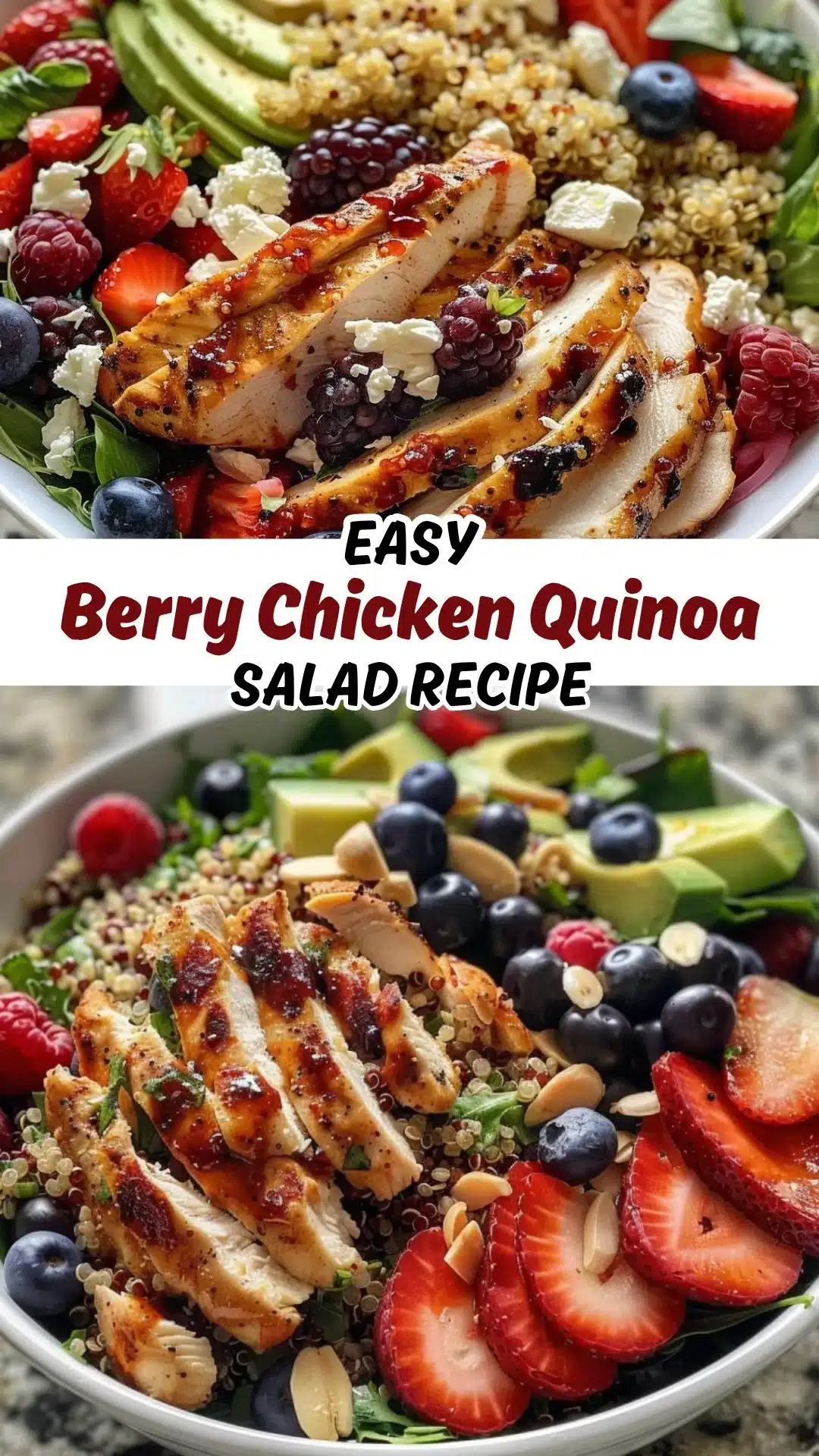 Berry Chicken Quinoa Salad Recipe 2 Berry Chicken Quinoa Salad