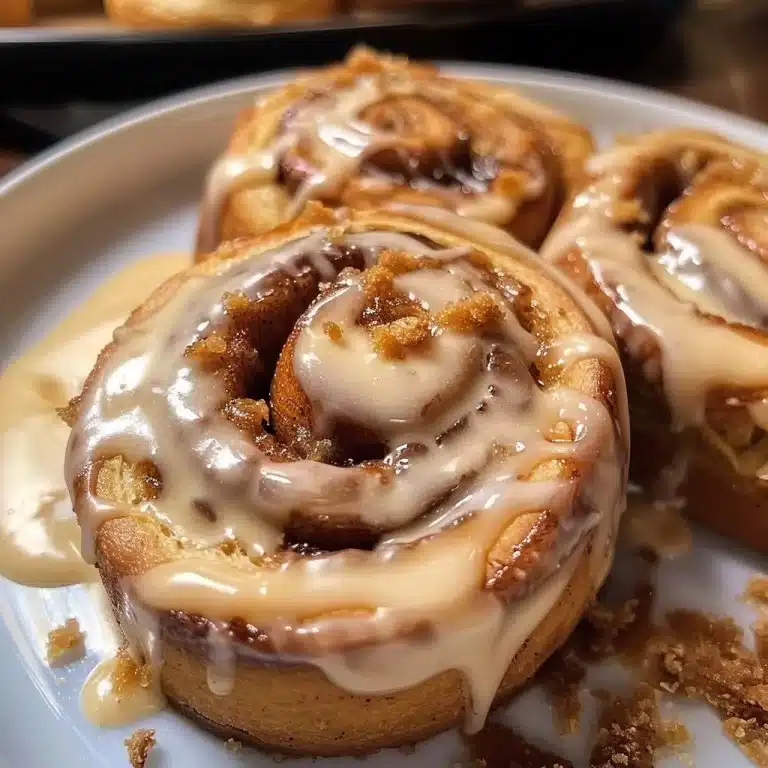 Irresistible Biscoff Cinnamon Rolls with Creamy Icing