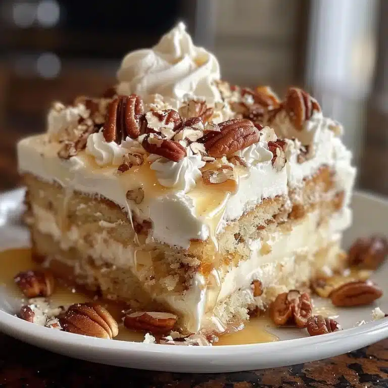 Butter Pecan Tres Leches Cake